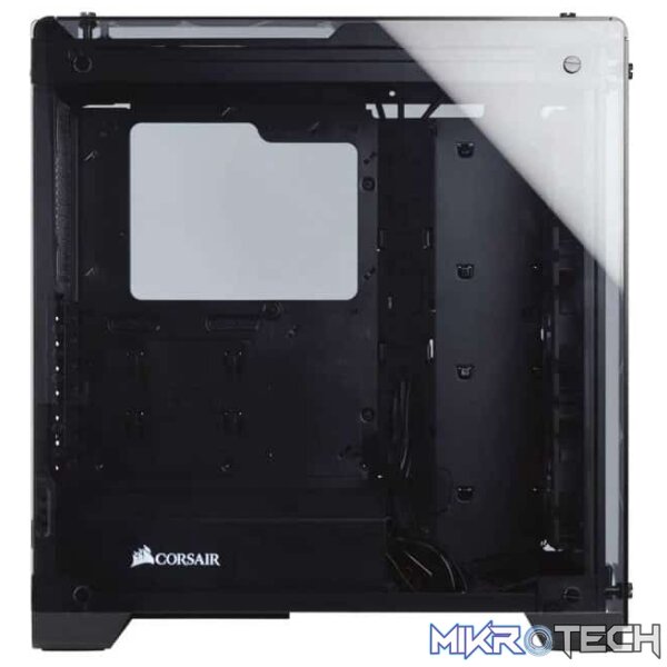 Corsair Crystal Series 570X-RGB All Black ATX PC Chassiswith 3-button RGB LED Controller - Image 3